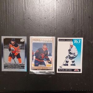 Hockey Trading Card Trio